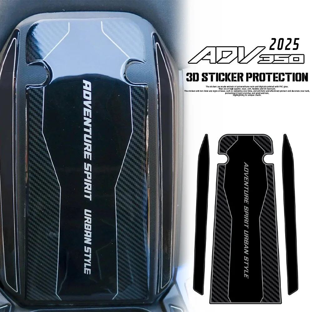 

Motorcycle Decoration for ADV 350 2025 Stickers ADV350 Accessories Oil Tank Waterproof Scratch 3D Resin Sticker Protection Kit