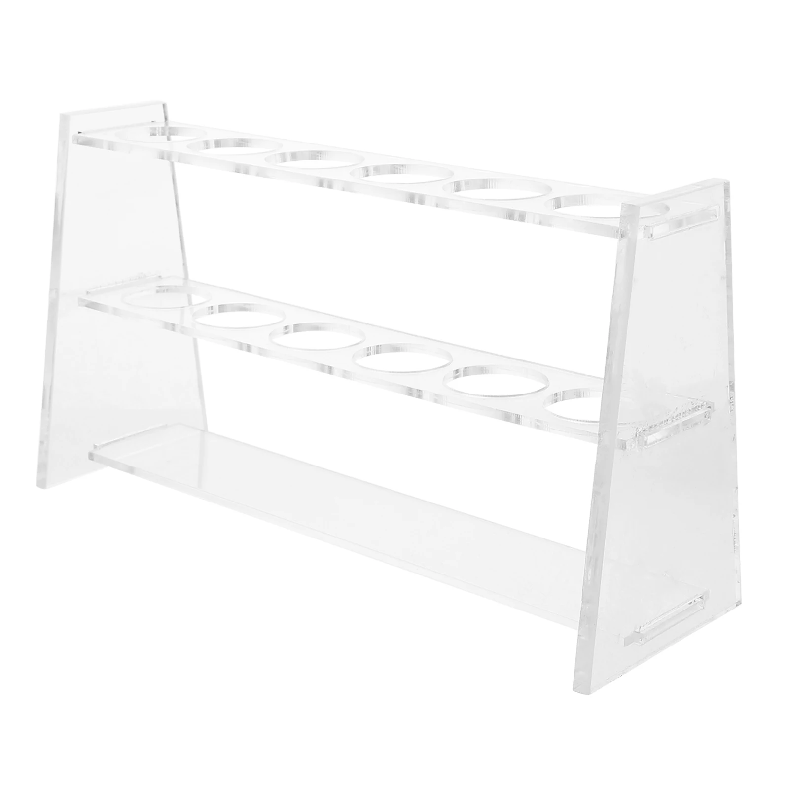 

6-Hole Acrylic Tube Rack for 100ml Tubes Test Tube Rack Lab Equipment Storage Organizer Reusable Scientific Tool