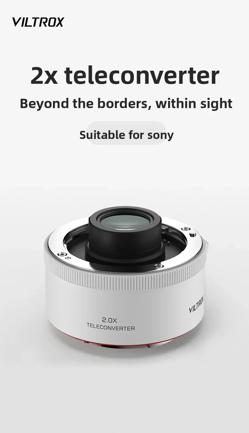 Viltrox TC-2.0X テレコンバーター 2倍焦点距離エクステンダー ソニーE