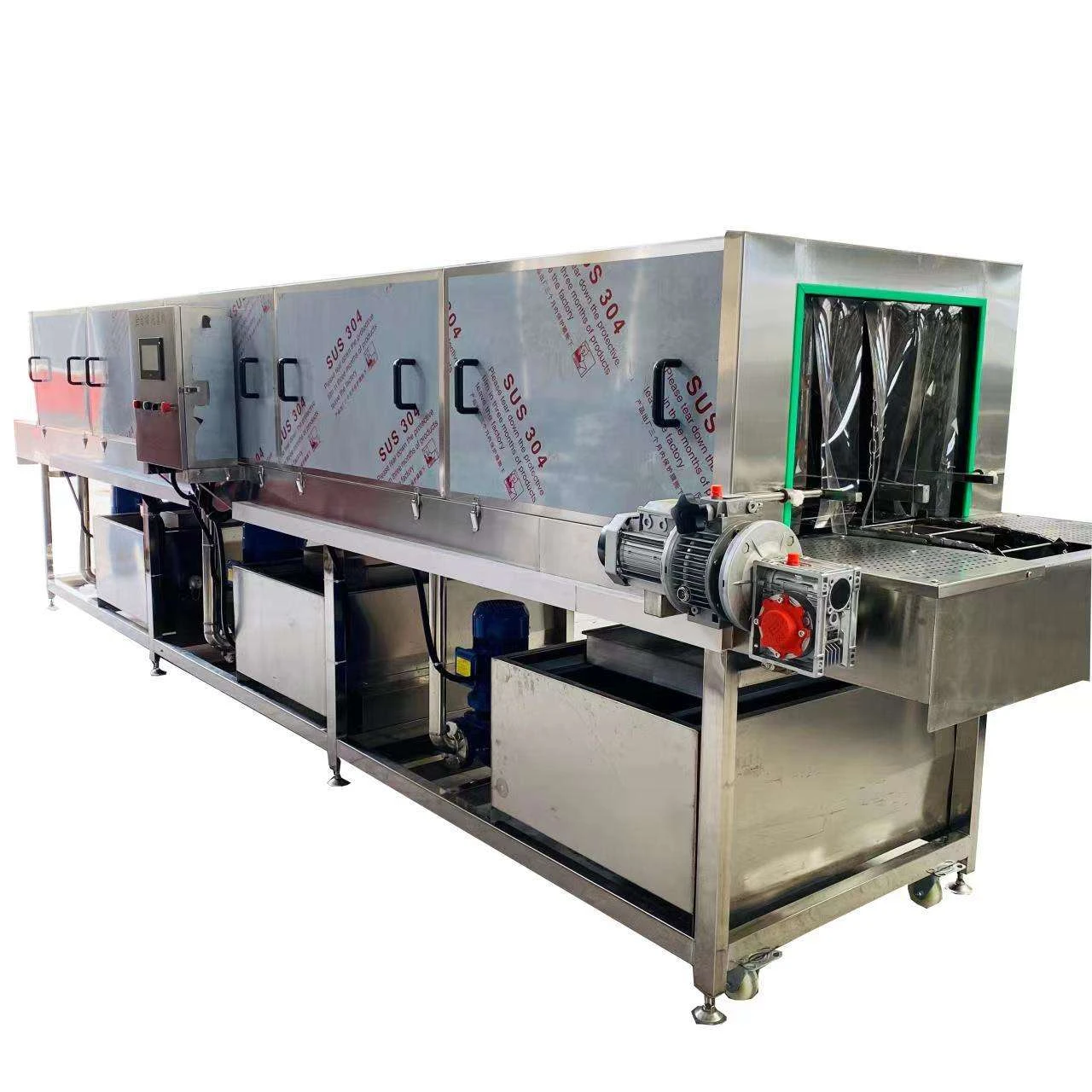 Commercial High Pressure Spray Degreasing Turnover Basket Washing Machine Motor Core Component Plastic Basket Cleaning Machine