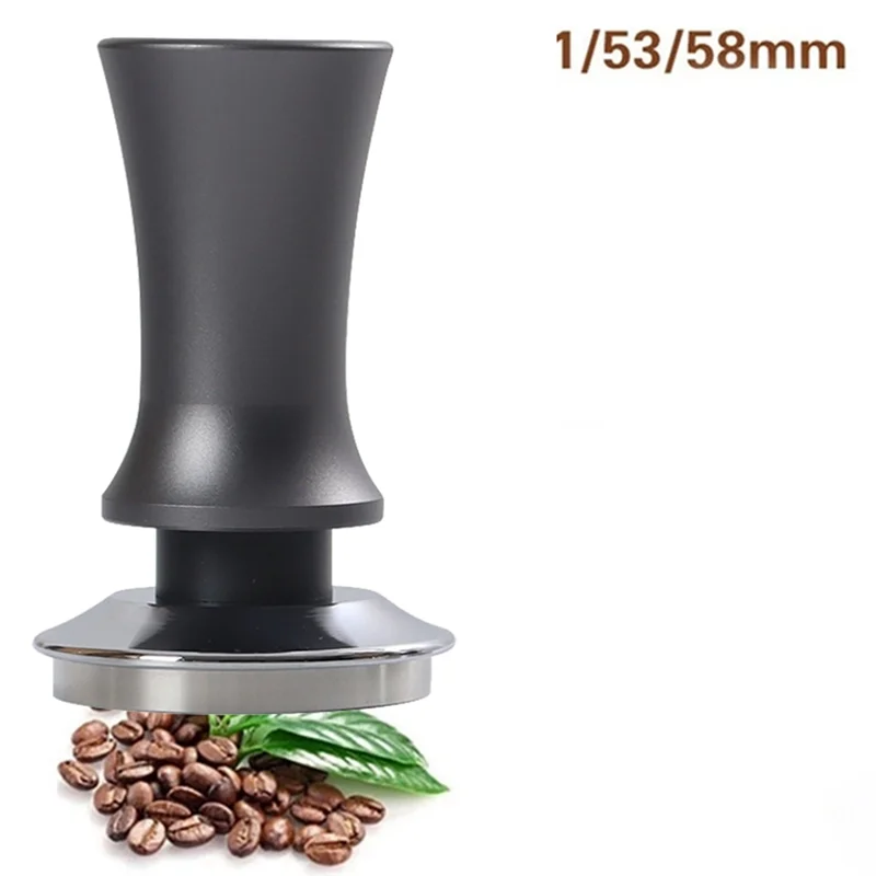 스테인레스 스틸 에스프레소 디스트리뷰터 포타필터 도구, 카페, 사무실, 조정 가능한 보정 커피 탬퍼, 58mm