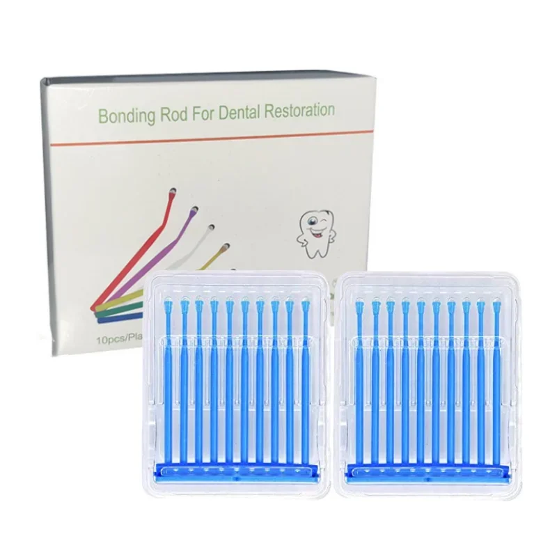 20pcs/box Dental Adhesive Tip Applicator for Tooth Crown Disposable Bonding Rod For Dental Restoration Porcelain Veneer