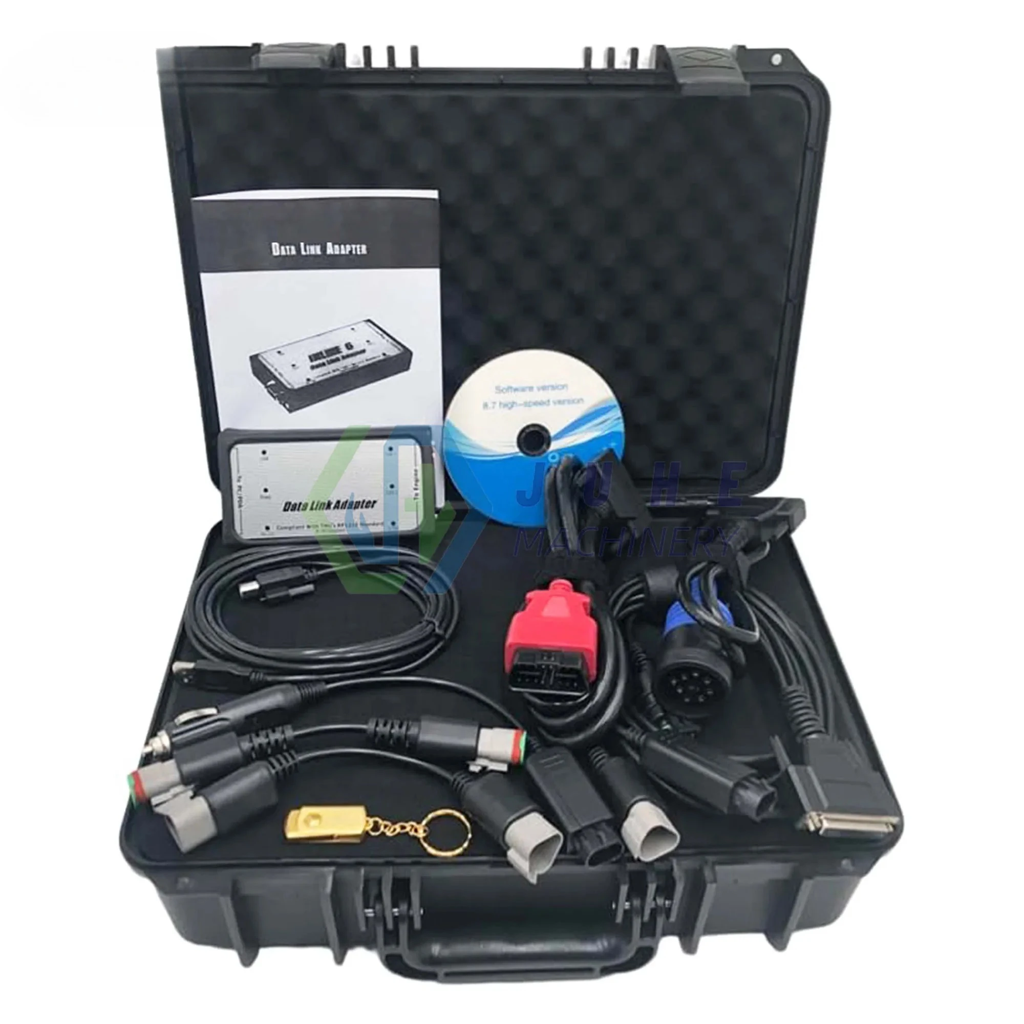 

Heavy Truck Diagnostic Kit with Data Link Adapter V8.7 V8.9 Heavy Duty Diagnostic Scanner