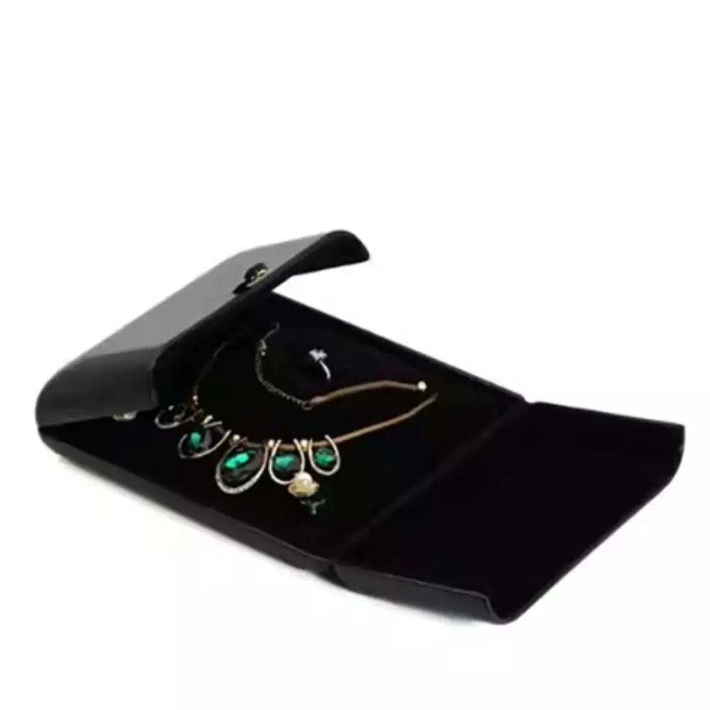 PU Leather Jewelry Packing Bag Bracelet Earrings Large Capacity Jewelry Display Box Organizer Rings Necklace Jewelry Holder