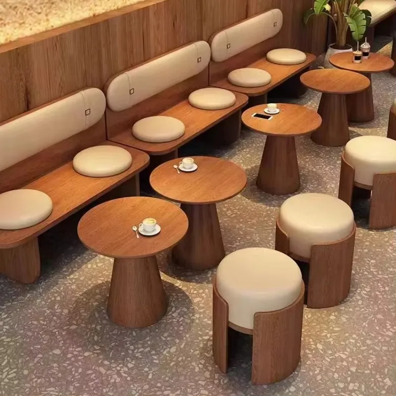 Hot Sale Booth Sets for Restaurant Coffee Shop Customized Seating  Restaurant Sofa Booth Chair and Table