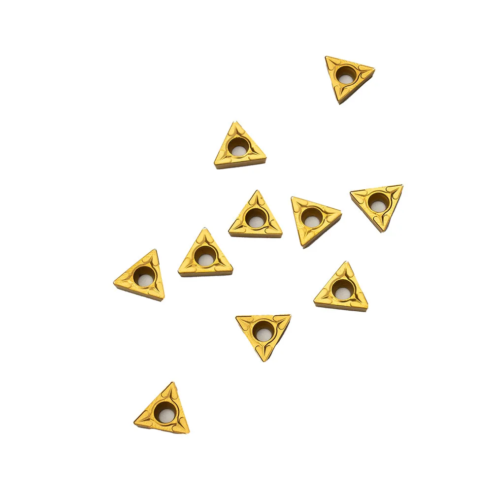 Carbide TCMT110204 US735 Blade Grinding Threading Turning 10 Pcs 95 Hardness Inserts Precision Practical Quality view 4