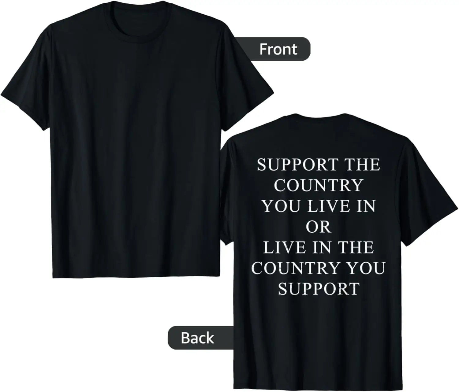 Patriotic (ON BACK) T-Shirt