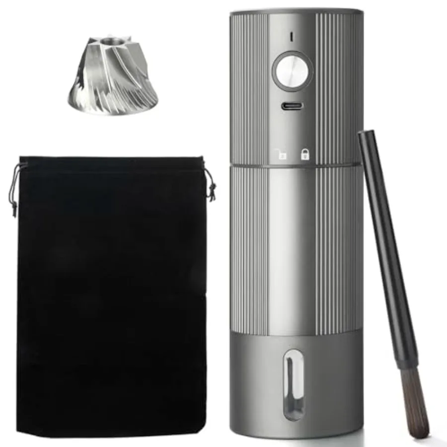 

Electric Coffee Grinder Portable Conical Burr Coffee Grinder with 45 Adjustable Settings Cordless Coffee Burr Grinder for Espre