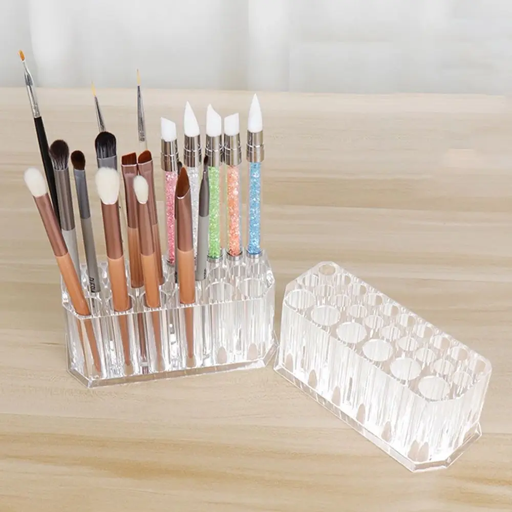 Art Tools Face Makeup Brushes Pens Organizer Nail Brush Display Shelf Makeup Brush Holder Nail Brush Holder Pens Storage Box