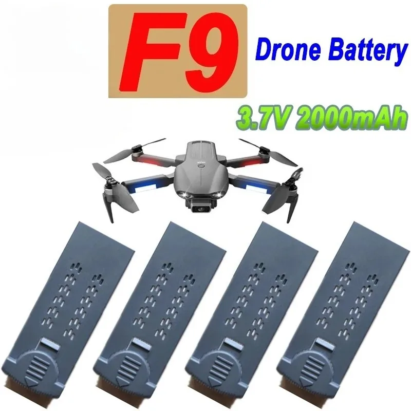 ترقية حديثا 3.7 فولت 2000 مللي أمبير بطارية ليثيوم بولي بدون طيار لاستبدال 4DRC F9 أجهزة الاستقبال عن بعد أجزاء الإكسسوارات ذات قدرة عالية