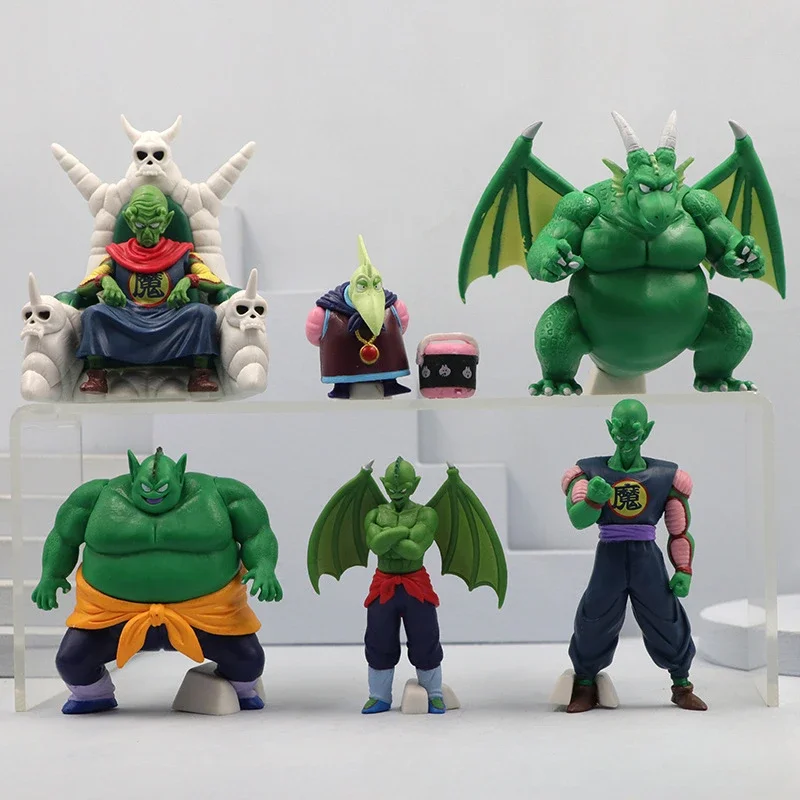 6Pcs/Set Animation Hand Villain Evil Man Fat Buobik Great Devil Salu Toy Doll Model Display Commemorative Birthday Gift