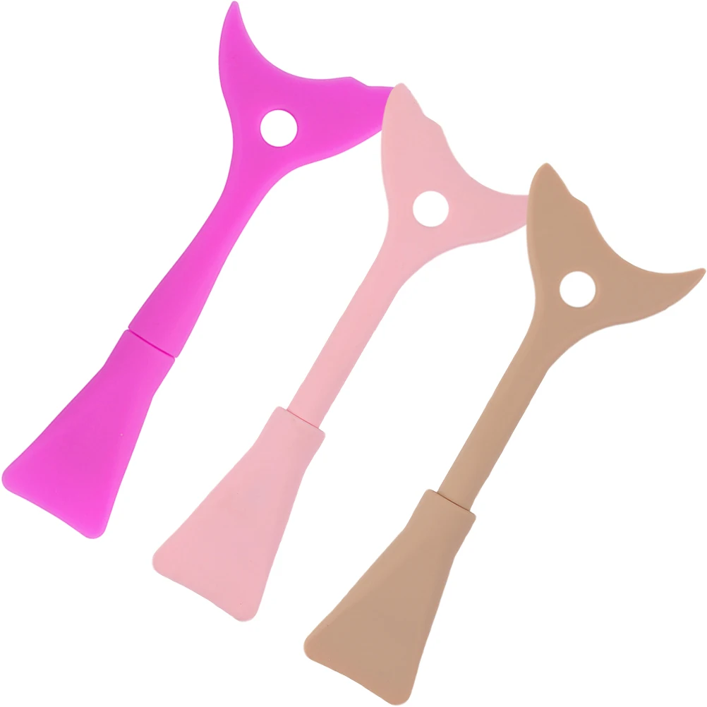

3Pcs Silicone Eyelash Lash Shield Baffle Eyelashes Applicator Tool Mascara Applicator Tool Reusable Easy Makeup