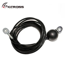 NEW 1.4M/1.8M/2M/2.5M/3M Gym Wire Rope Heavy Duty Steel Wirerope For Home Cable Machine Fitness Pulley Accessories Φ 5mm Rope