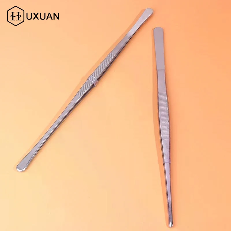 【W】1Pc Kitchen Tongs 403 Stainless Steel Cooking Tweezers Barbecue Tongs Clip Grill Meat Tongs For Food Cooking Sea Food And BBQ