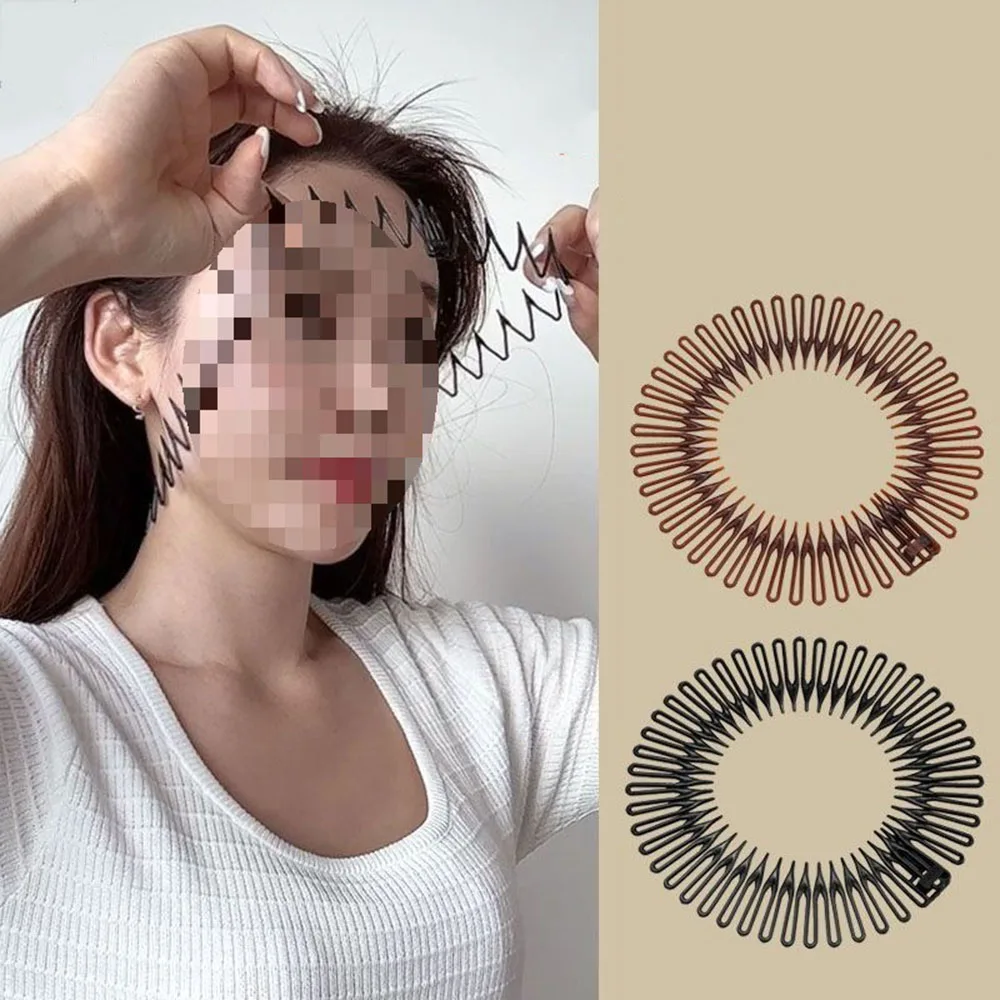 3pc European and American Fixed Invisiblehair Comb Forehead Hair Sorting Tool for Women Men Girls Korean Hair Accessories Tool