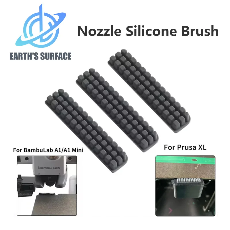 

3D Printer Accessories Chuangxiang 3D K1 MAX Nozzle Silicone Cleaning Brush Nozzle Wiping Kit with Printing Parts