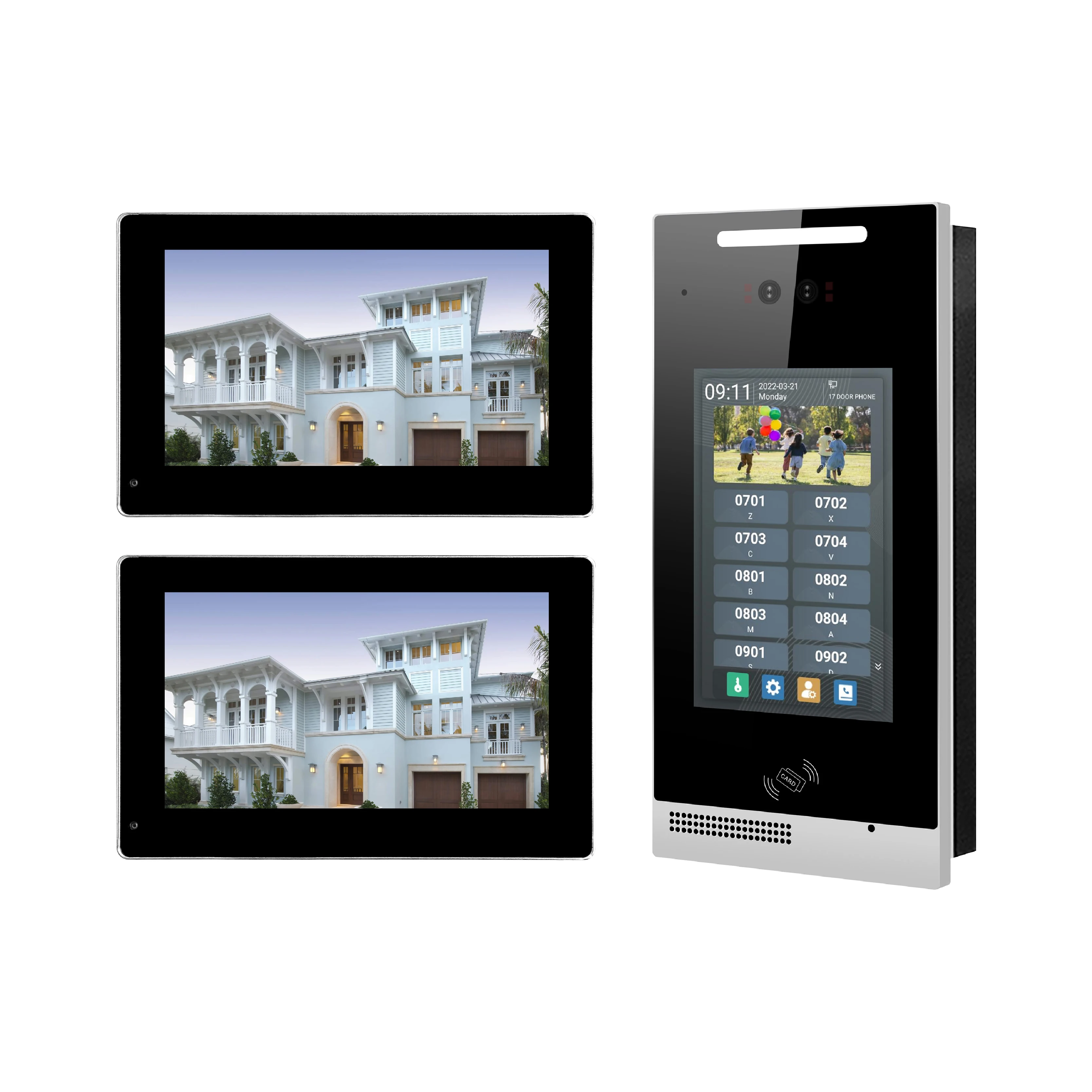 Video Interkom Pintar Dalam Ruangan Kamera Pintu Interkom Tahan Air Sistem Interkom Sistem Kontrol Akses