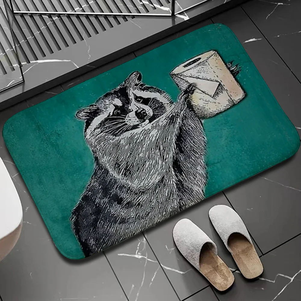 Your Butt Napkins My Lord Raccoon Green Funny Home Door Mat Room Mats Doormat Entrance Door Kitchen Carpet Prayer Bathroom Bath