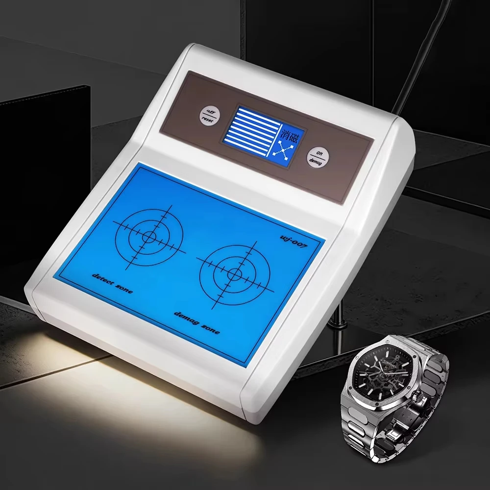 Multifunctional Watch Demagnetizer with Magnetic Field Detector – Professional Watch Repair & Maintenance Tool