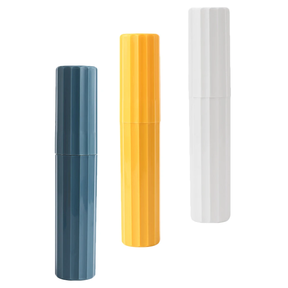 

Toothbrush Holder Storage Container Portable Detachable Structure Small Size Large Capacity Toothpaste Travel
