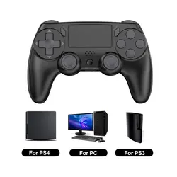 GAMINJA Wireless Gamepad with Six Axis Gyros Dual Vibration Game Controller For PS4 PS3 Game Console Windows 7 8 10 PC Joystick