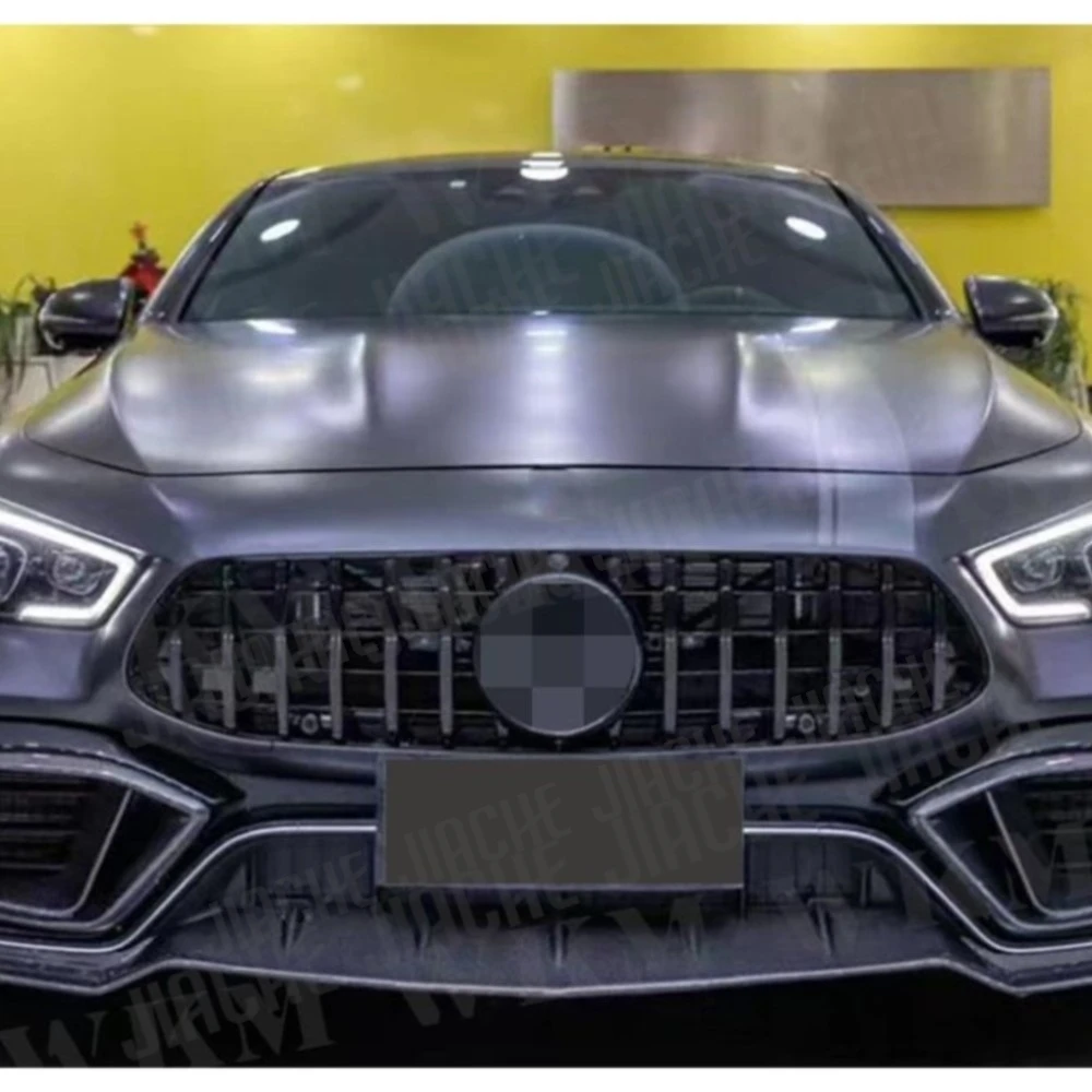 

JIACHE Dry Carbon Fiber Car Front Bumper Lip Spoiler For Benz AMG GT63 GT63S 4 Door 2019-2023 Front Bumper Guard