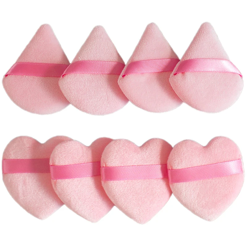 8個入り 三角形 コスメティックパフ メイクアップスポンジ 顔 目元 コンターシャドウ パウダーパフ ファンデーション メイクアップツール 美容用品