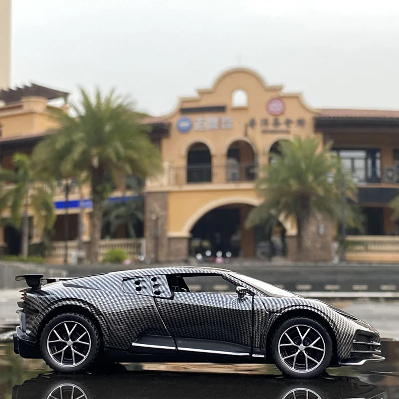 1:32 Bugatti Centodieci lega di carbonio modello di auto sportiva Diecast metallo giocattolo modello di auto collezione di simulazione regalo giocattolo