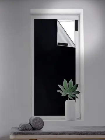 95-98% Blackout Curtain DIY Portable Travel Removable Blocking Darkest Window Film Cloth Self-adhesive Window Shades