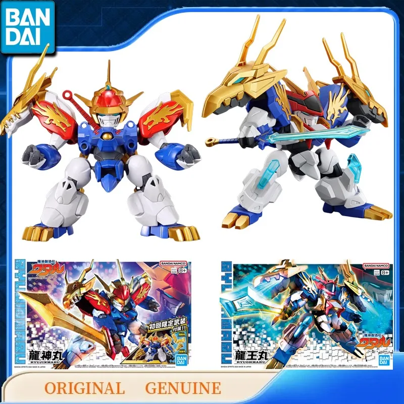 Bandai Origina L GUNDAM ชินโซuden Wataru RYUJINMARU KIRINMARU FUJINMARU อะนิเมะ Acchion Figures ของขวัญประกอบชุด Ornaments