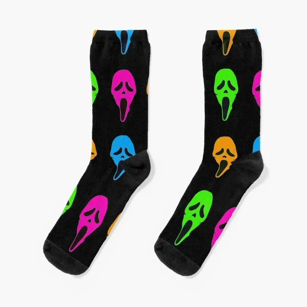 

Horror movie pop art Socks bright garter kids Sports cycling Ladies Socks Men's