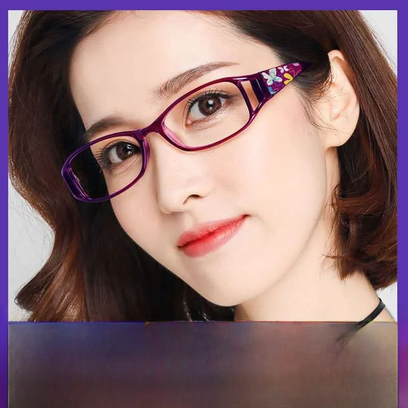 Ladies Fashionable Anti-blue Light Fatigue-resistant Ultra-light High-definition Reading Glasses Elderly Elegant Luxury Style
