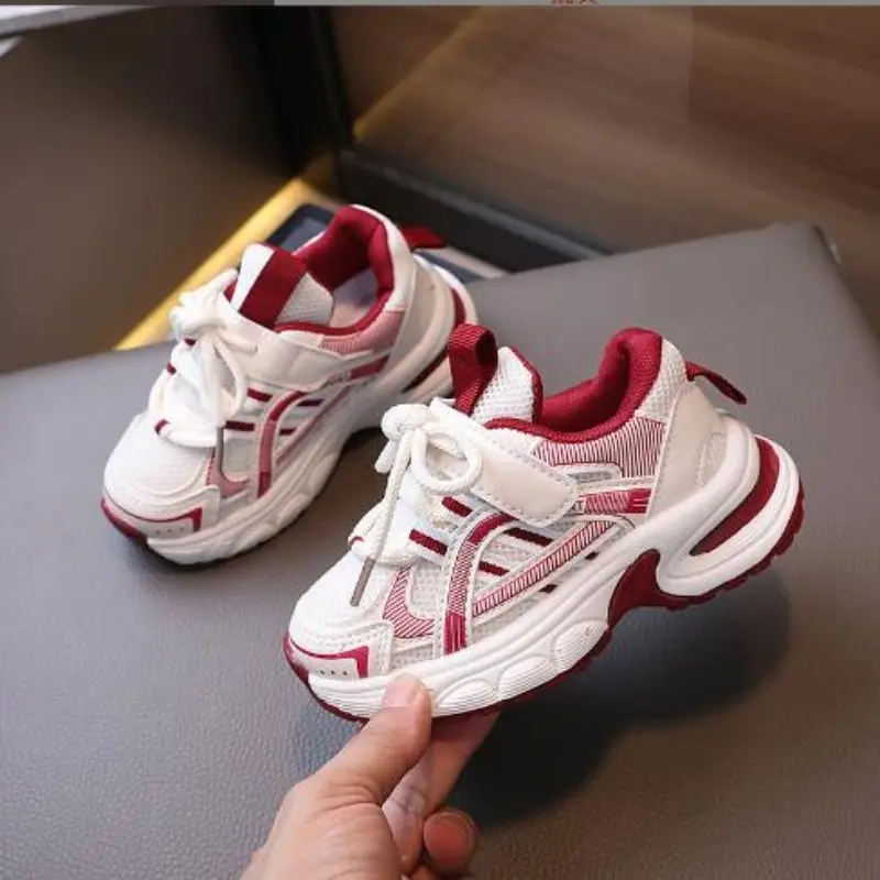 

Girls' Sports Shoes Autumn Children's New Mesh Children's Dad Shoes Fashion Versatile Boys' Mesh Casual Shoes