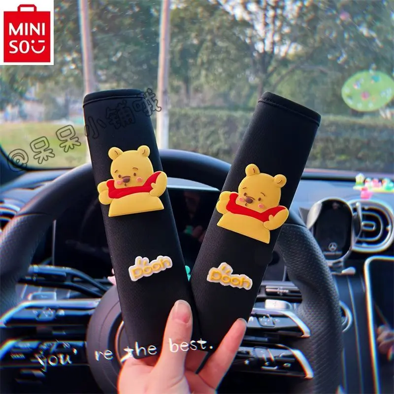 

Car Cartoon Strawberry Bear Shoulder Cover Couple Safety Belt Rear Universal Interior Decoration Accessories