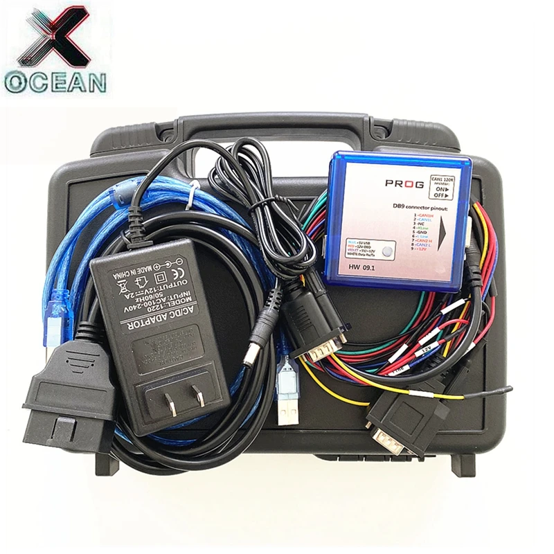 IO Prog full Opel ECU TCM BCM &EPS license Combination of K-line and CAN programmer BD9 connector works online BSI PSA Function