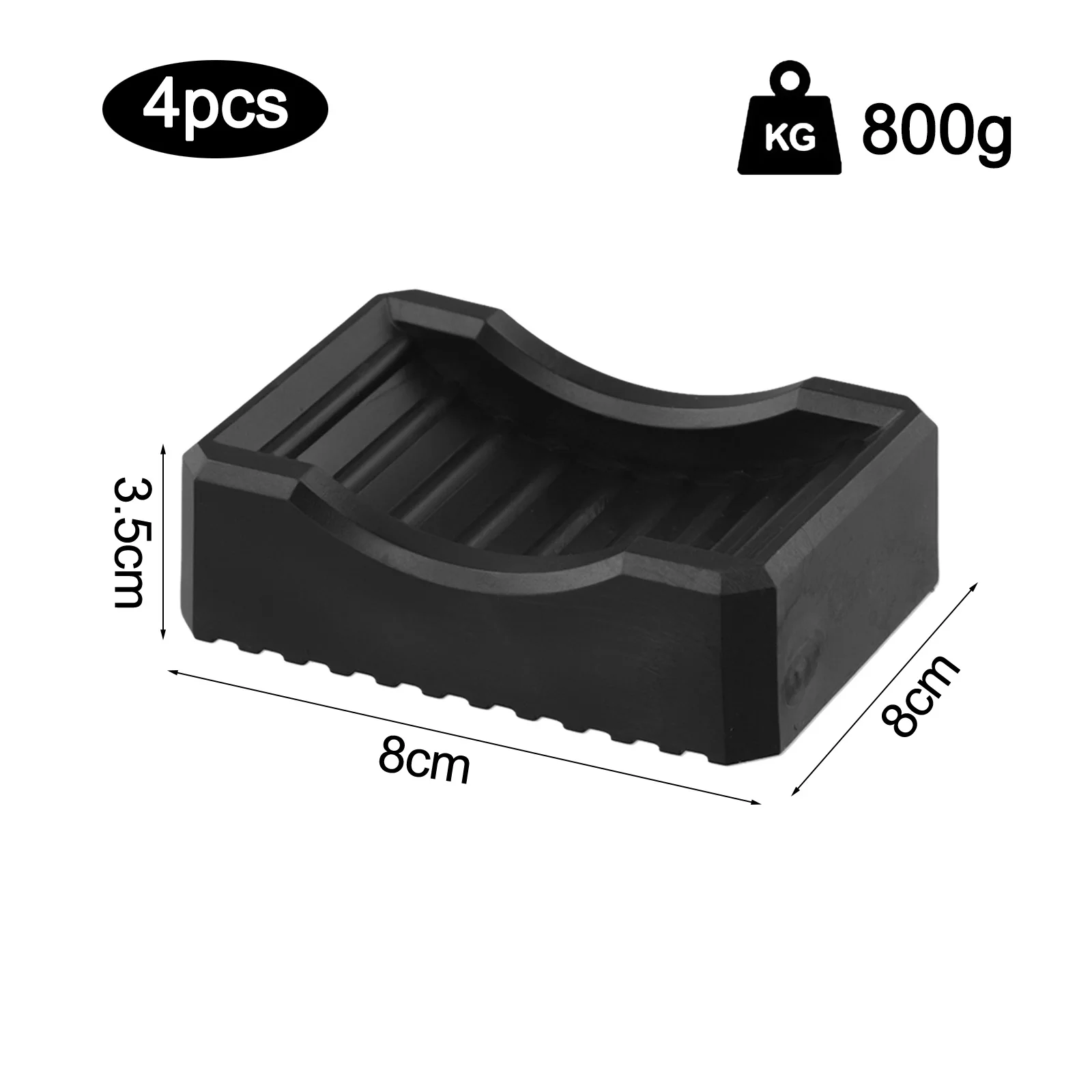 4 Pcs Griddle Leveling Shims Outdoor Griddle Leveling Shims BBQ Griddle Stand Grill Foot Pad Plastic Practical Accessoriess