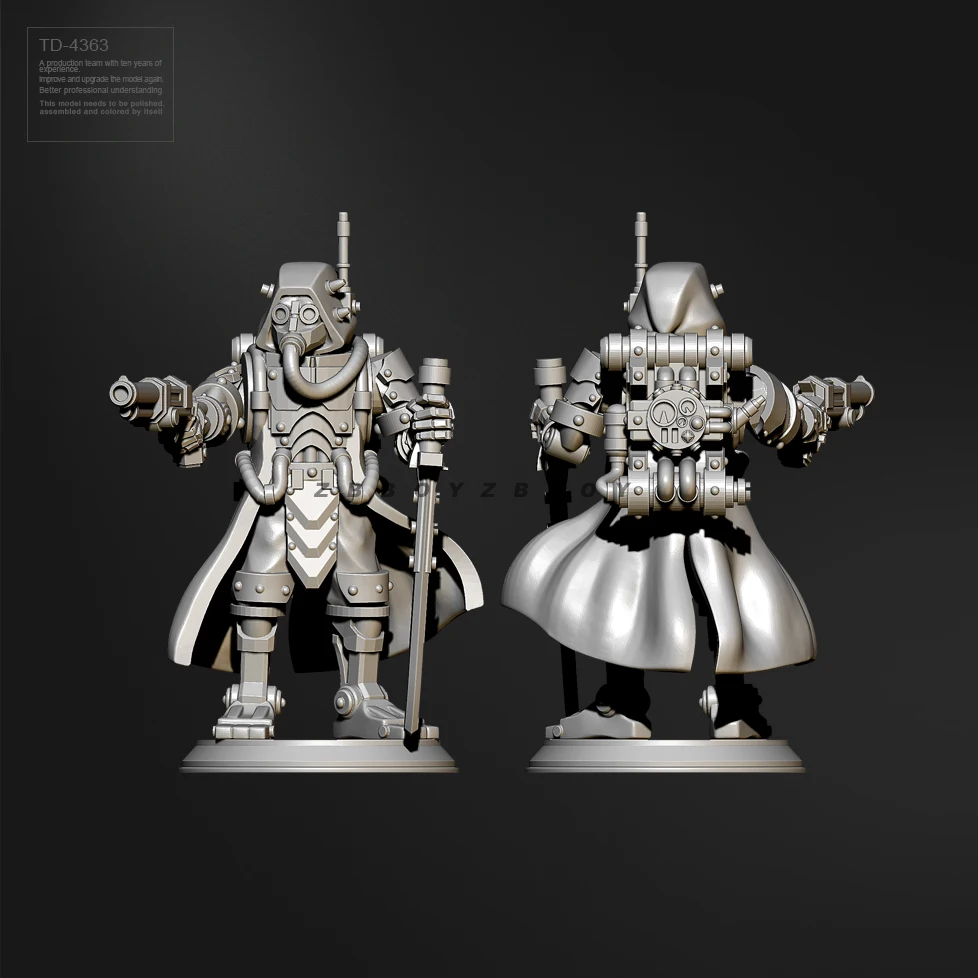 38mm Resin Soldier model kits figure colorless and self-assembled （3D Printing ） TD-4363