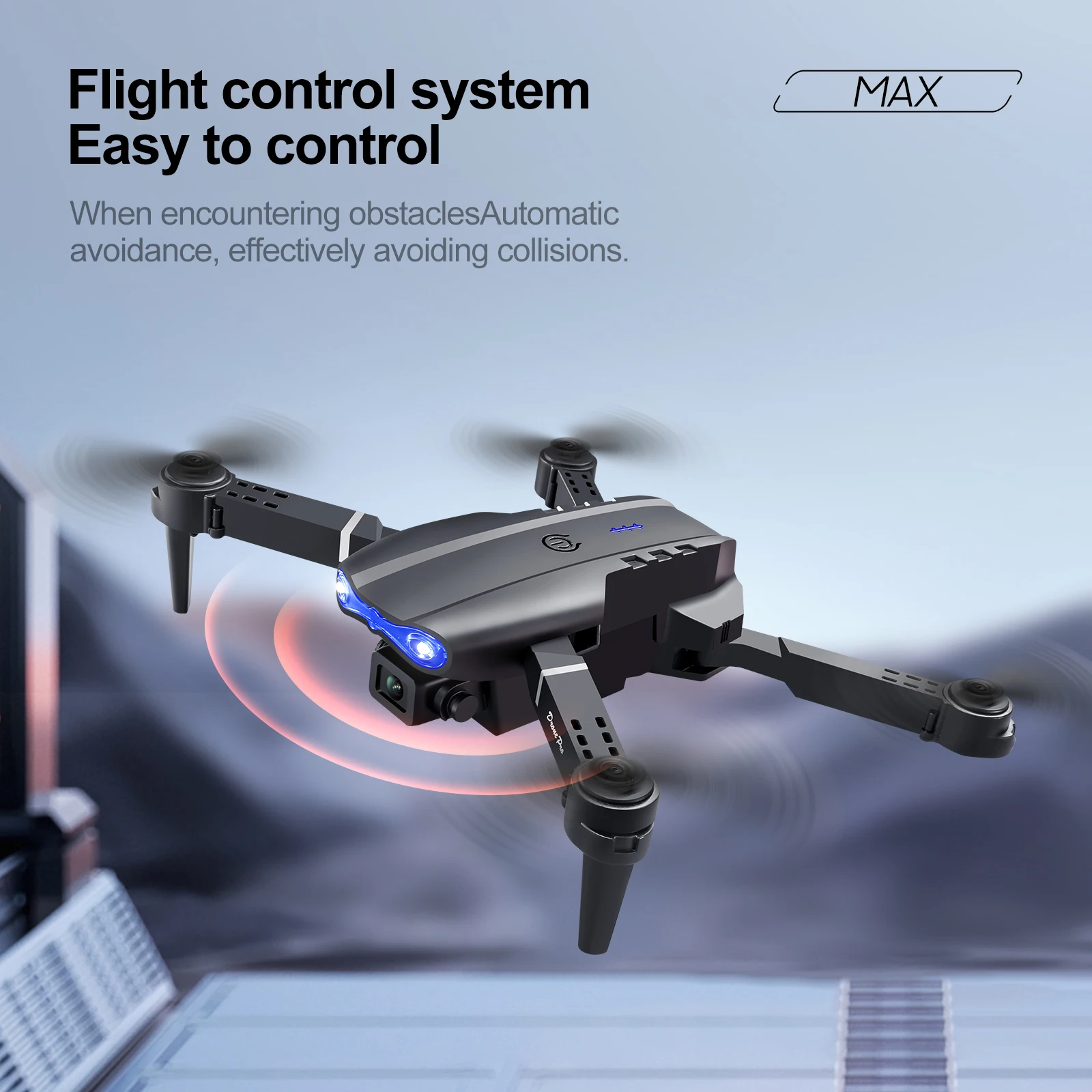 

E99Pro HD Drone | 4.3 Inch Large Screen Remote - Dual Camera WIFI FPV Quadcopter with Obstacle Avoidance for Aerial Photograp