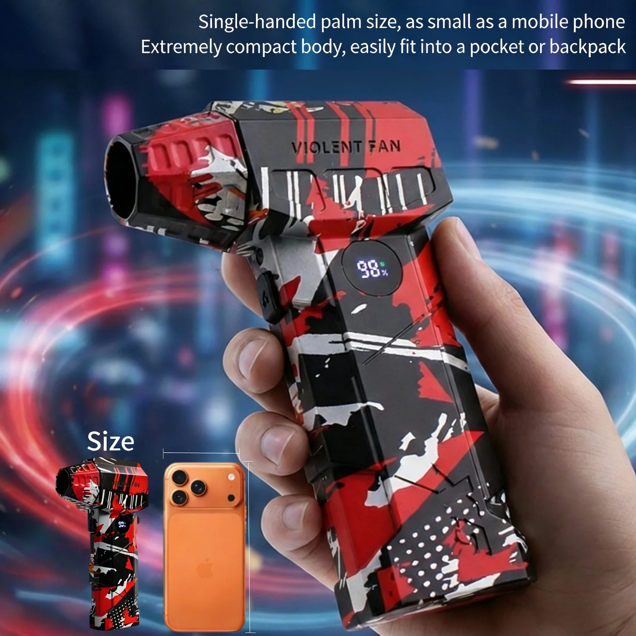 

L5Pro Air Blower 140000RPM Turbo Jet Fan Powerful Computer Dust Blowing Cleaning Tools Type-C Recharging Portable Handheld Drye