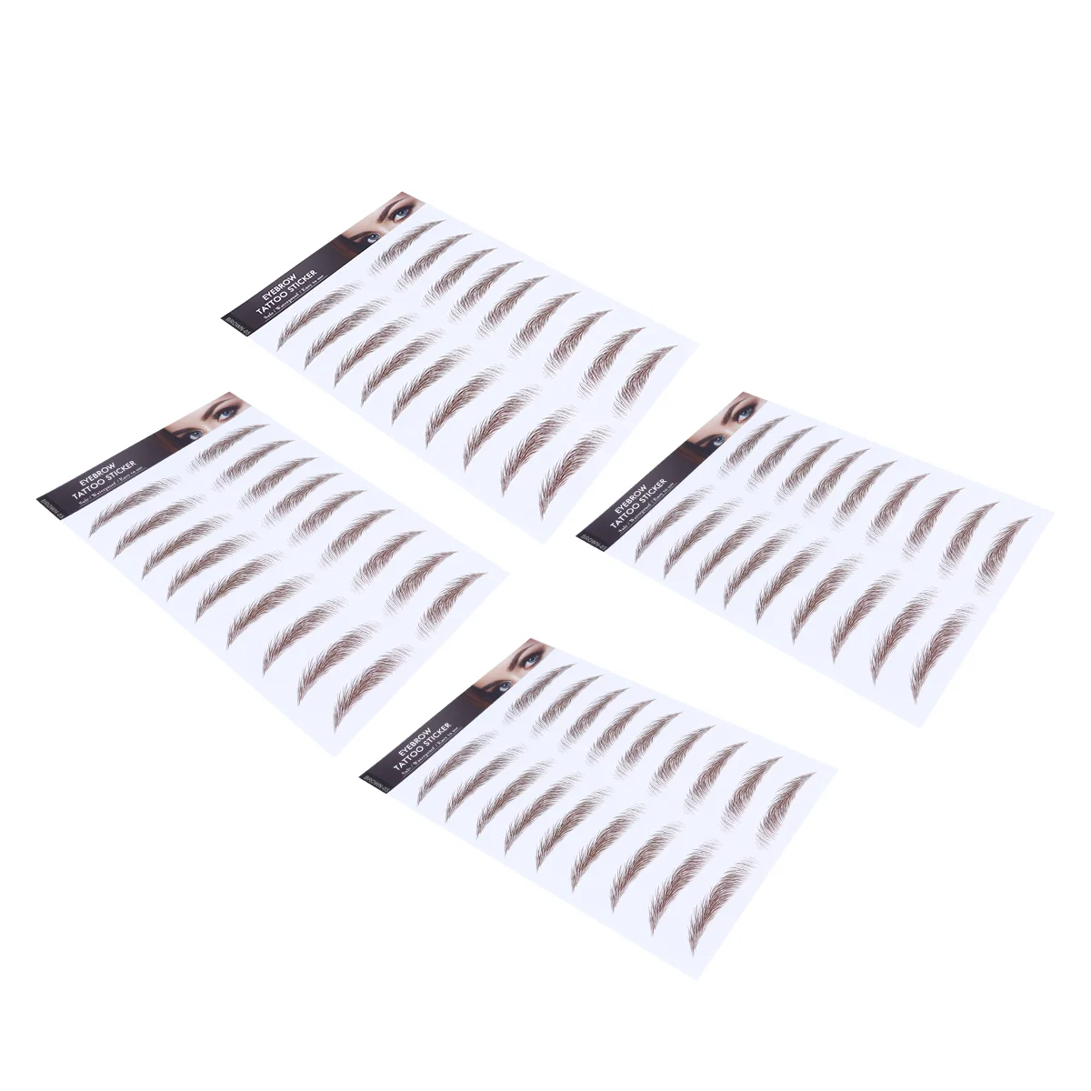 Reusable False Eyelash Sticker Eyebrow Stickers Artificial Tool Imitation Makeup Cosmetics