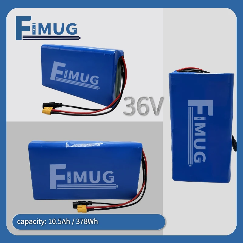 بطارية ليثيوم قابلة لإعادة الشحن 36 فولت 10500 مللي أمبير في الساعة، 10S3P، مناسبة للمنتجات الكهربائية مثل بطاريات السكوتر