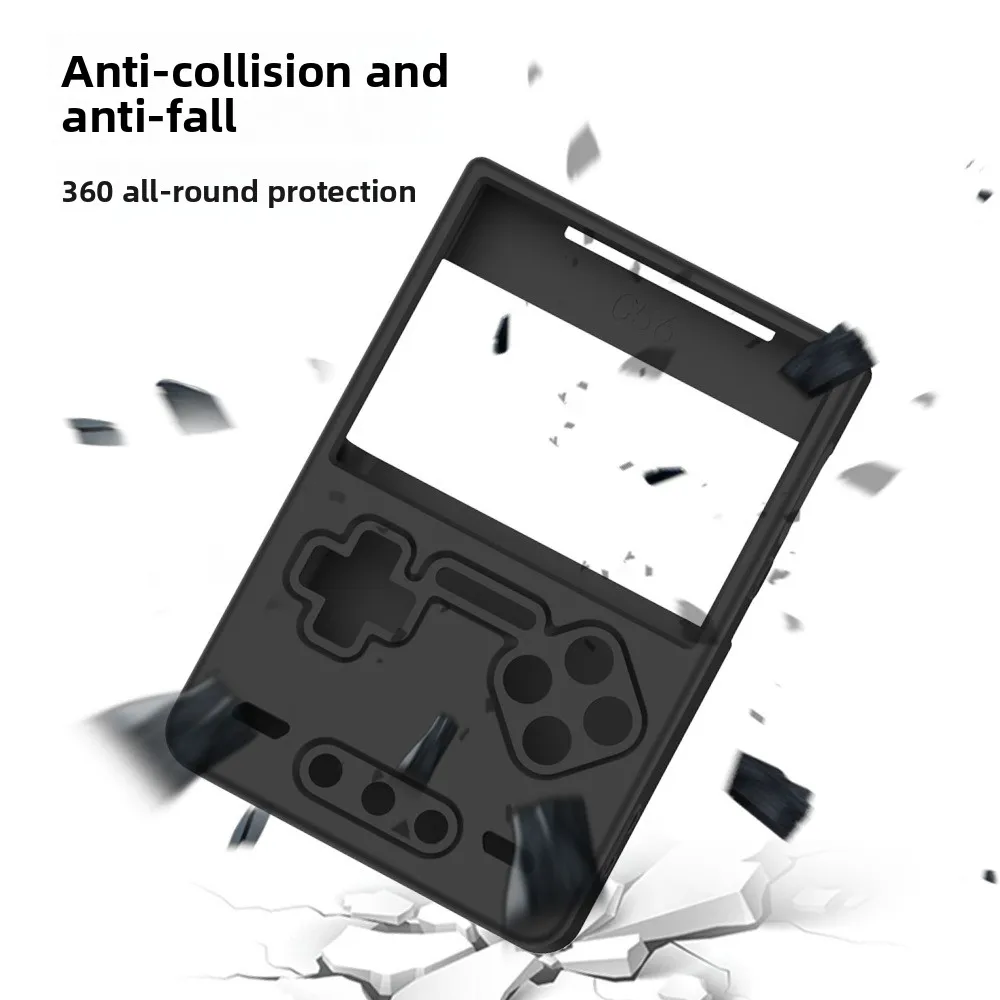 

For Trimui Brick Console Protective Shell Soft Skin Silicone Sleeve Anti - Scratch Cover For Game Accessories