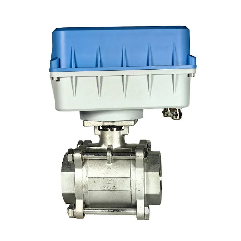 DN32 صمام كروي ذكي للتحكم في درجة حرارة الكهرباء صمام كروي 4G للتحكم اللاسلكي بالطاقة الشمسية صمام من الفولاذ المقاوم للصدأ