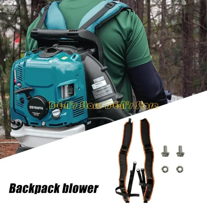 y1ad طول حزام الكتف قابل للتعديل ل Br800/br800x حقيبة الظهر bower blower استبدال حزام تسخير يعزز الاستقرار