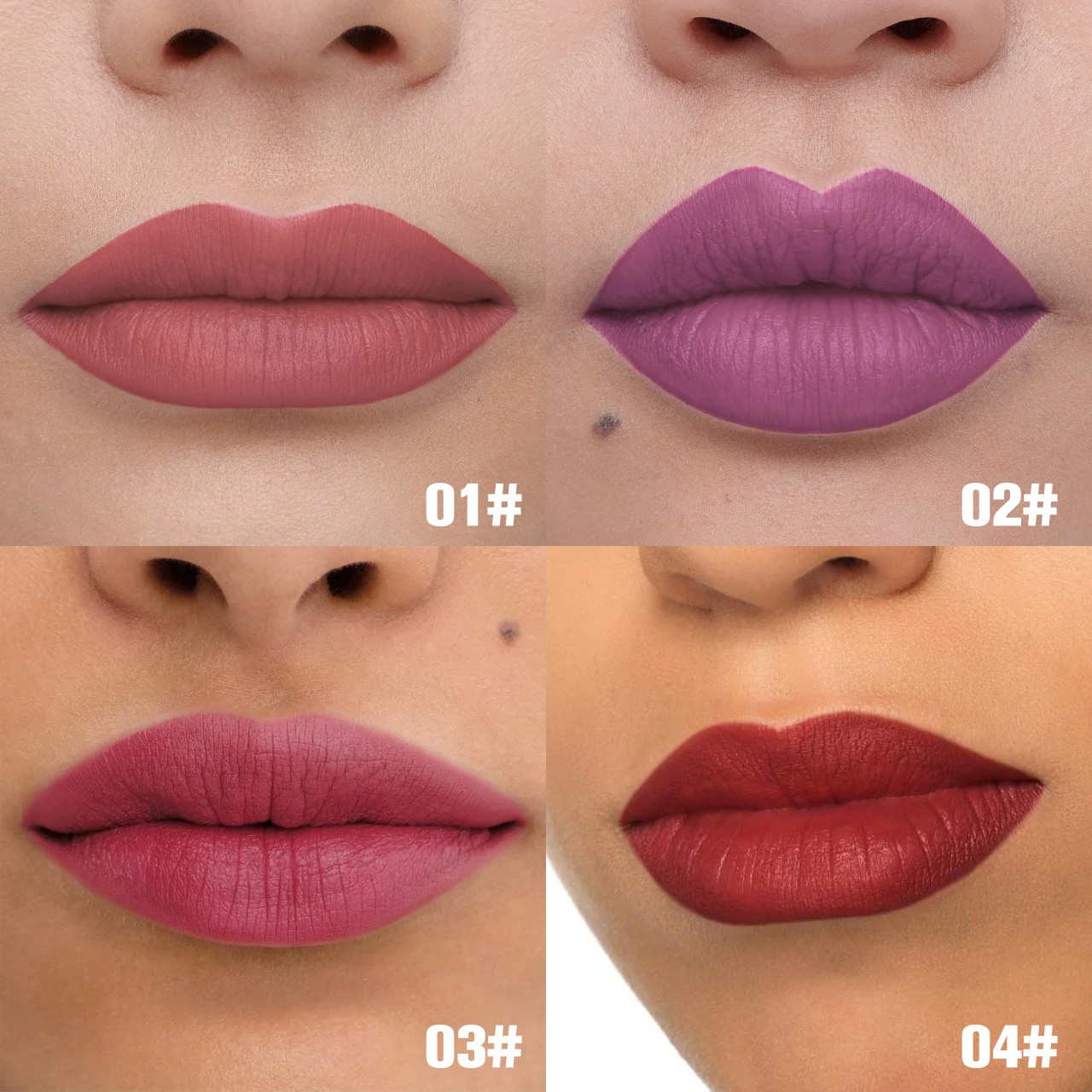 PHOFAY Niet-kleverige Lipgloss Matte Kleur Vocht Fluwelen Lip Tint langdurige Non Vlek Lippenstift Hydraterende Cosmetica dropship