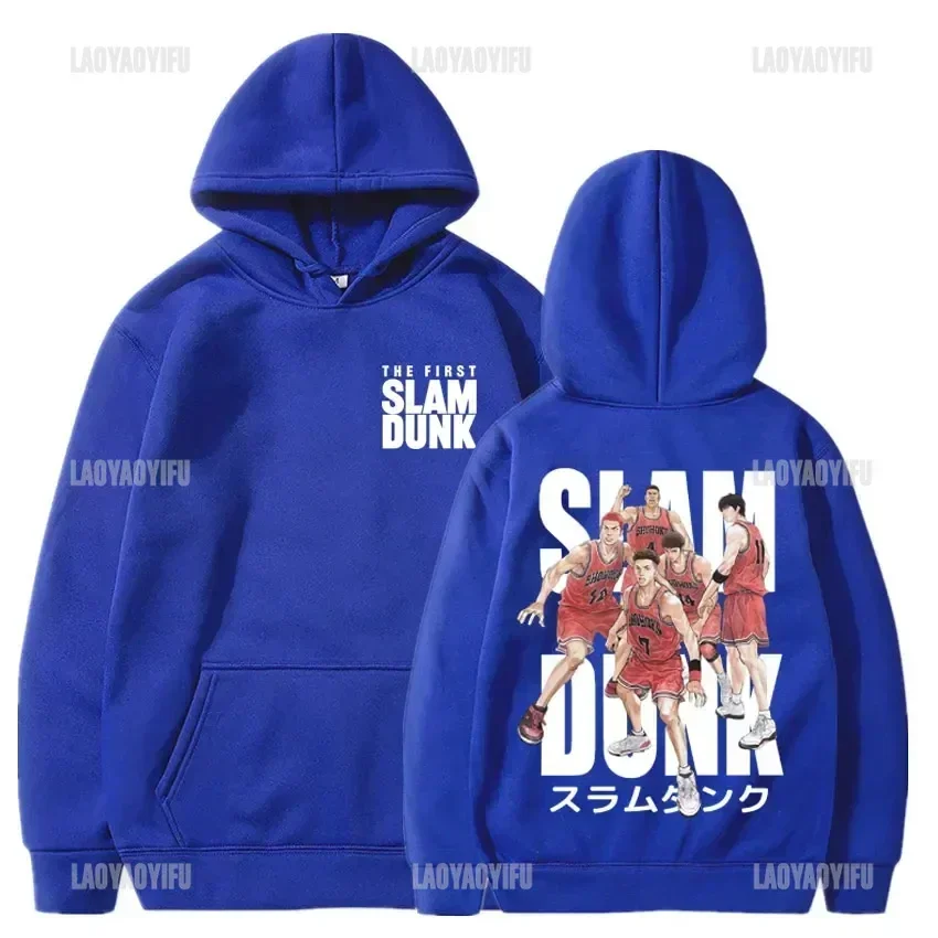 2024 Anime Slam Dunk Hoodie Boy Girl Fashion Hoody Sweatshirt Fleece Male Hip-hop Hip-hop Hot Sale Winter Loose Streetwear