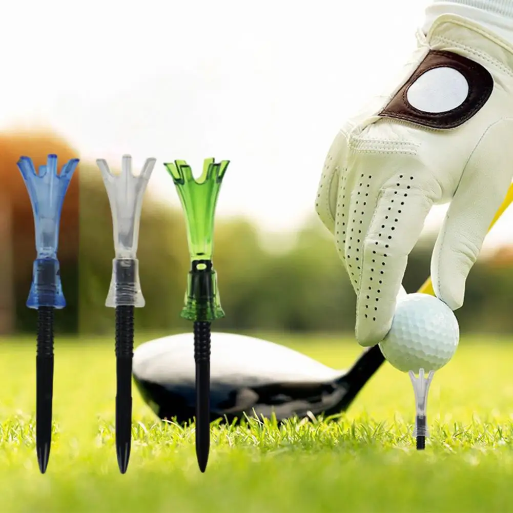 

3Pcs Rotating Golf Spikes Adjustable Heel Height Limit Ball Tee Golf Training Tool Training Tee Equipment