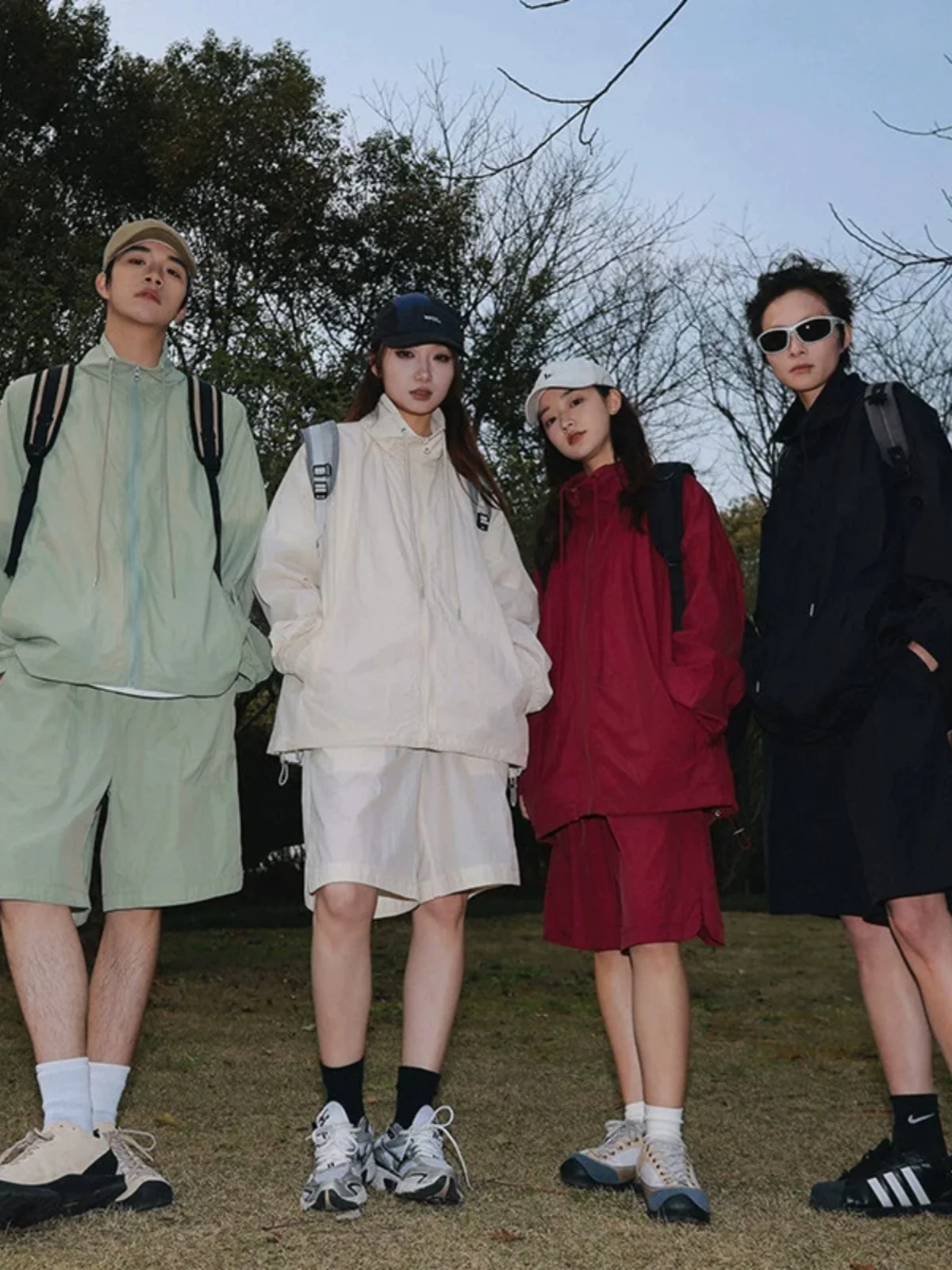 

Летний комплект одежды из ледяного шелка для защиты от солнца, тонкий пятиточечный костюм для скалолазания, с длинными рукавами, из полиэфирного волокна, для подростков, повседневный