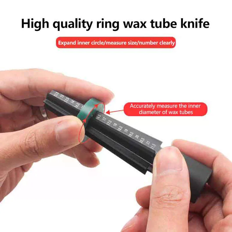 Wax Ring Sizer Mandrel Inner Wax Tube Cutter Enlarge Holes Of Carving Ring Molds Wax Pip Knife Jewelry Casting Tool