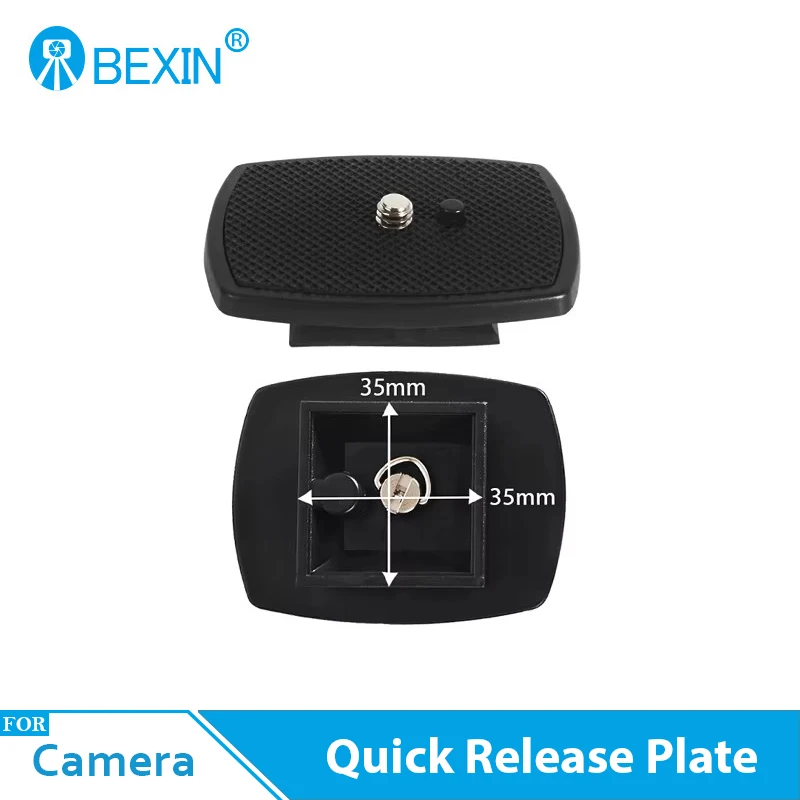 BEXIN Small Tripod Quick Release Plate Camera Stand Mount Plate Accessories For Yunteng vct668 st666 690 Dslr Camera Tripod Head